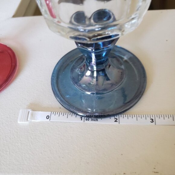 Glassware dessert ice cream set of 4 colorful base mug - Picture 11 of 16